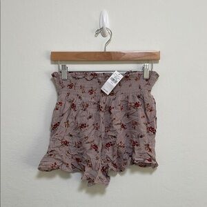 American Eagle Pink Floral Shorts New With Tags